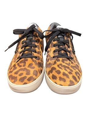 Vionic Kearny Lace 2.0 Leopard Platform Sneakers Size 10 NIB